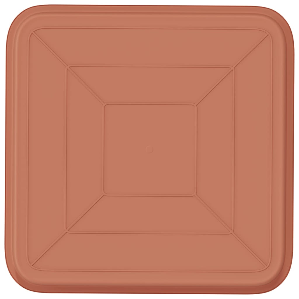 Vierkante Bloemenschotel 6 pcs Baksteenrood 32 x 32 x 2,5 cm image 6