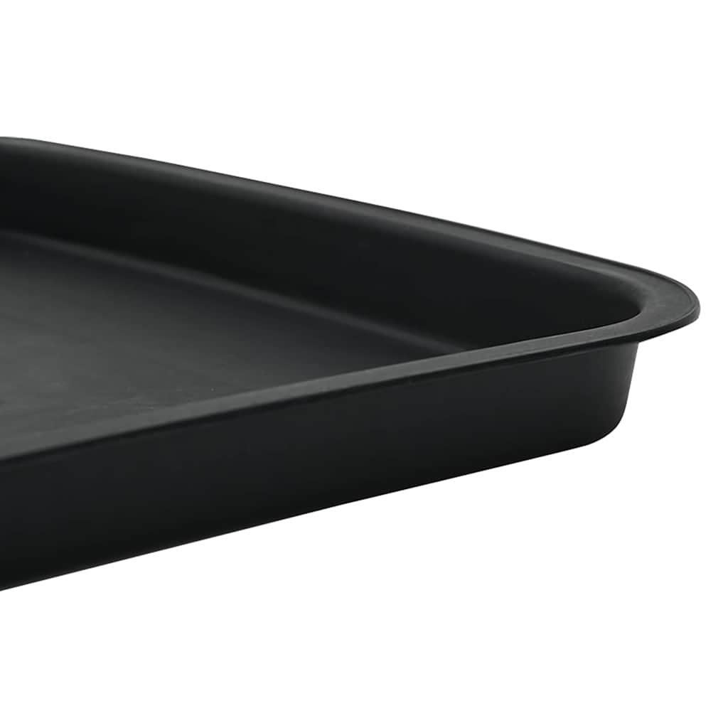 Vierkante Bloemenschotel 6 pcs Zwart 18 x 18 x 2 cm Kunststof image 9