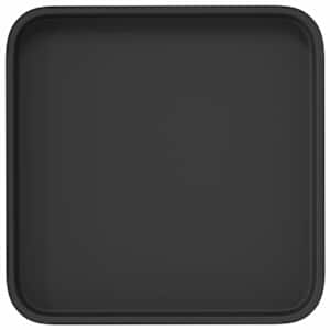 Čtvercový květinový tác 6 pcs Černá 21 x 21 x 2 cm Plast - obrázek 7