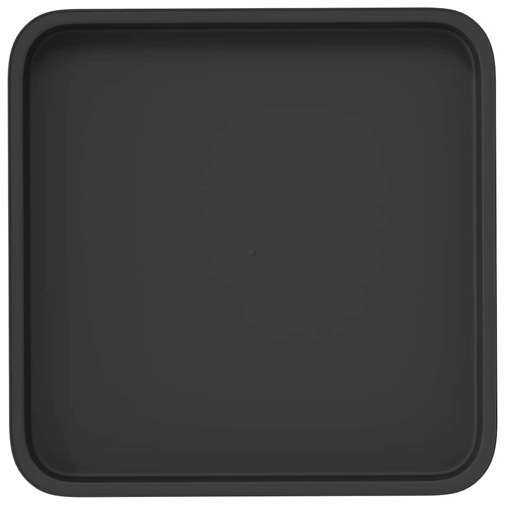 Vierkante Bloemenschotel 6 pcs Zwart 36 x 36 x 2.5 cm Kunststof image 7
