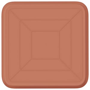Čtvercový květinový tác 24 pcs Cihlově červená 15 x 15 x 2 cm - obrázek 6