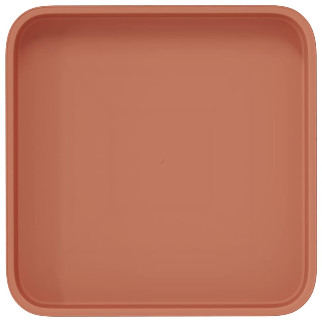 Vierkante Bloemenschotel 24 pcs Baksteenrood 15 x 15 x 2 cm image 7