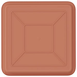 Čtvercový květinový tác 24 pcs Cihlově červená 18 x 18 x 2 cm - obrázek 6