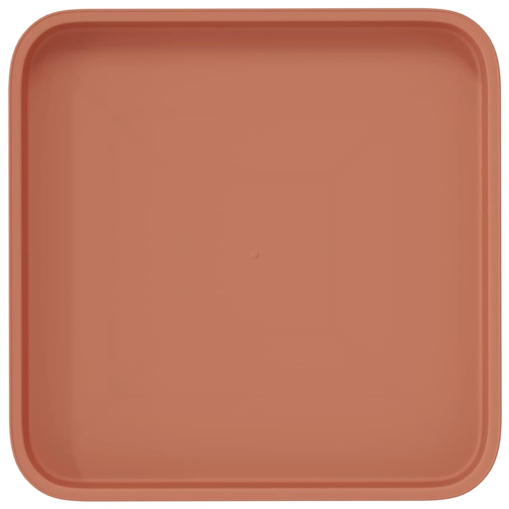 Vierkante Bloemenschotel 24 pcs Baksteenrood 21 x 21 x 2 cm image 7