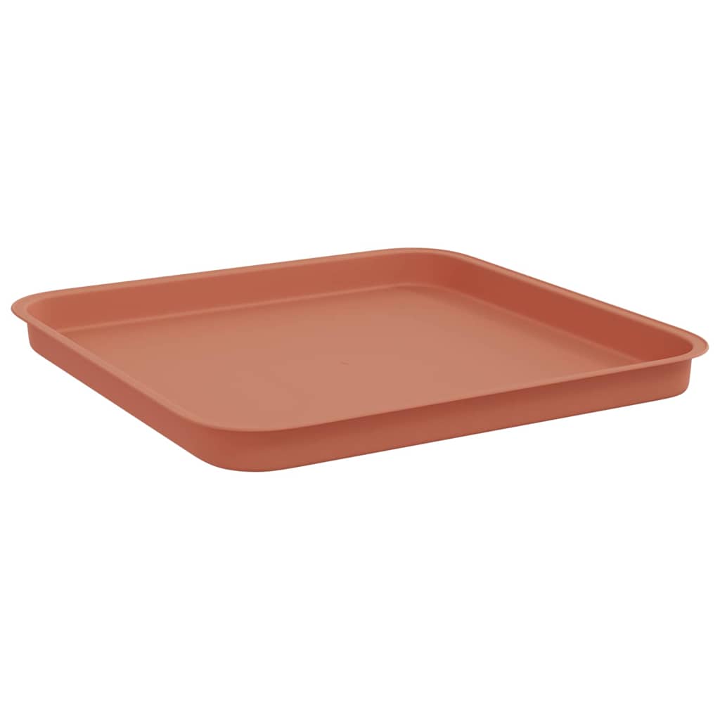 Vierkante Bloemenschotel 24 pcs Baksteenrood 32 x 32 x 2,5 cm image 5