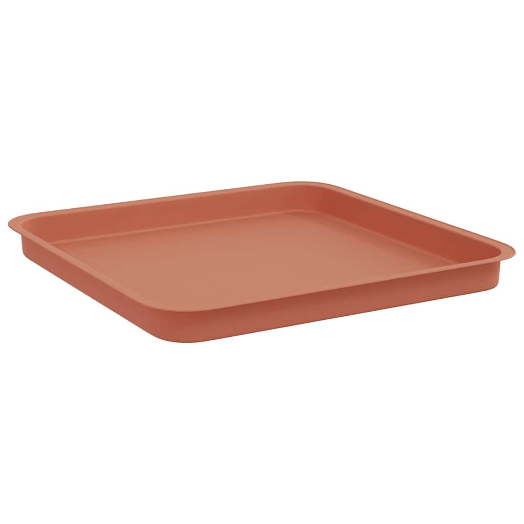 Vierkante Bloemenschotel 24 pcs Baksteenrood 36 x 36 x 2.5 cm image 5