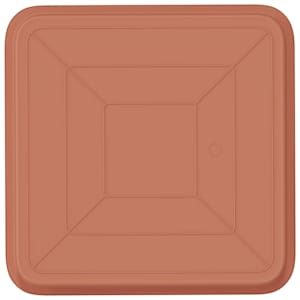Čtvercový květinový tác 24 pcs Cihlově červená 36 x 36 x 2.5 cm - obrázek 6
