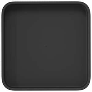 Čtvercový květinový tác 24 pcs Černá 15 x 15 x 2 cm Plast - obrázek 7