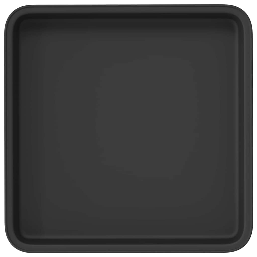 Vierkante Bloemenschotel 24 pcs Zwart 18 x 18 x 2 cm Kunststof image 7