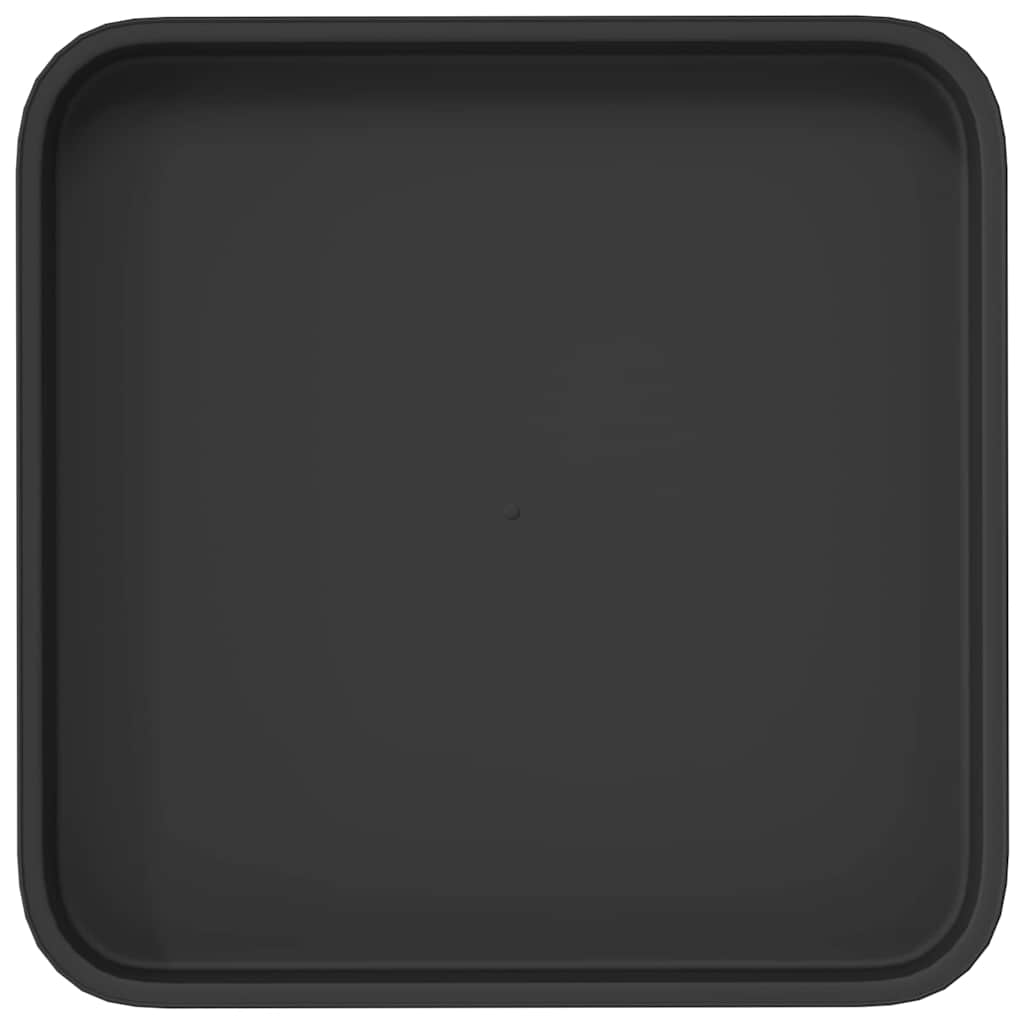 Vierkante Bloemenschotel 24 pcs Zwart 25,5 x 25,5 x 2,5 cm image 7