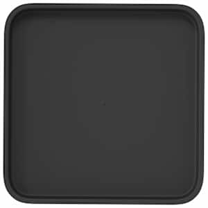 Čtvercový květinový tác 24 pcs Černá 32 x 32 x 2,5 cm Plast - obrázek 7