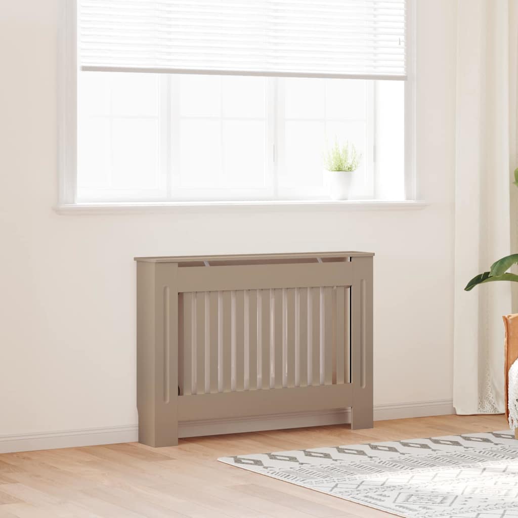 vidaXL Capac pentru radiator 2 pcs Maro 112 x 19 x 81.5 cm