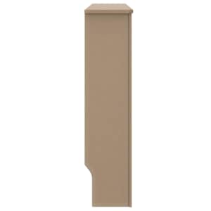 Kryt radiátoru 2 pcs Hnědá 112 x 19 x 81,5 cm Kompozitní dřevo - obrázek 6