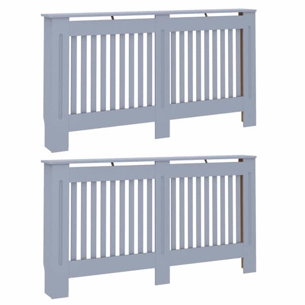 vidaXL Radiaatori kate 2 tk Hall 152 x 19 x 81,5 cm Tehispuit