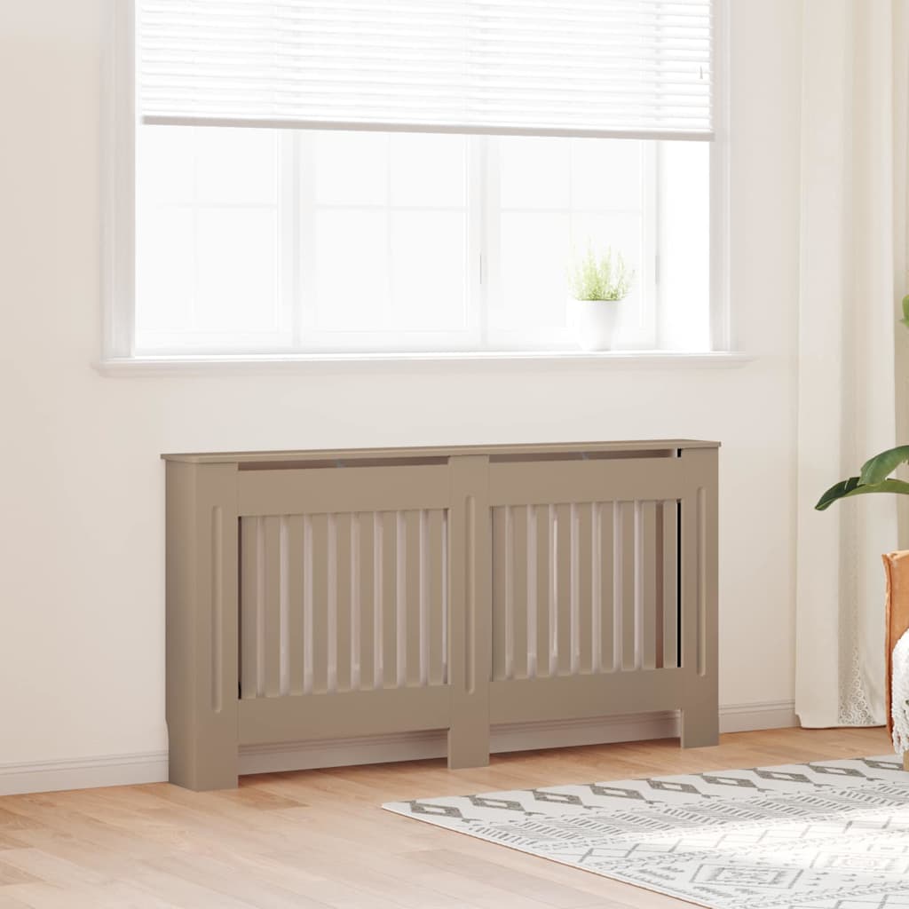 vidaXL Capac pentru radiator 2 pcs Maro 152 x 19 x 81.5 cm