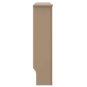 Kryt radiátoru 2 pcs Hnědá 152 x 19 x 81,5 cm Kompozitní dřevo - obrázek 6