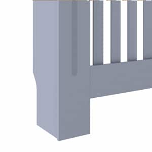 Kryt radiátoru 2 pcs Šedá 172 x 19 x 81,5 cm Kompozitní dřevo - obrázek 8