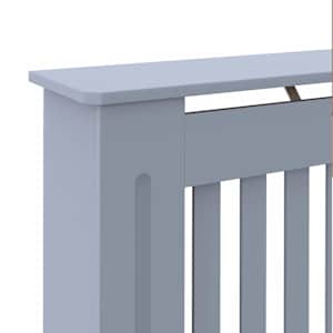 Kryt radiátoru 2 pcs Šedá 172 x 19 x 81,5 cm Kompozitní dřevo - obrázek 9