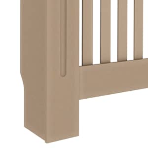 Kryt radiátoru 2 pcs Hnědá 172 x 19 x 81,5 cm Kompozitní dřevo - obrázek 8