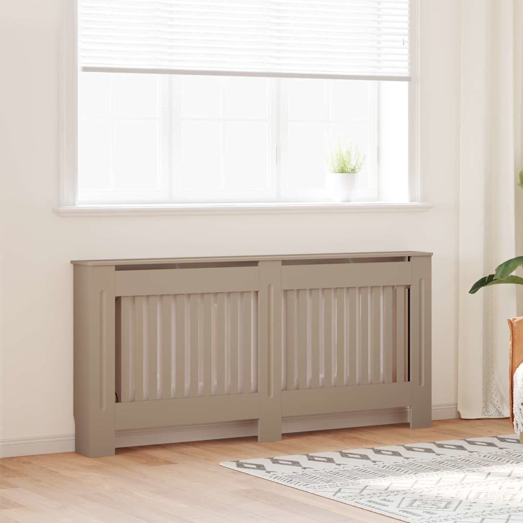 vidaXL Capac pentru radiator 2 pcs Maro 172 x 19 x 81.5 cm