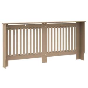 Kryt radiátoru 2 pcs Hnědá 172 x 19 x 81,5 cm Kompozitní dřevo - obrázek 7