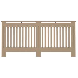 Kryt radiátoru 2 pcs Hnědá 172 x 19 x 81,5 cm Kompozitní dřevo - obrázek 5