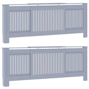 vidaXL Radiaatori kate 2 tk Hall 205 x 20,5 x 81,5 cm Tehispuit