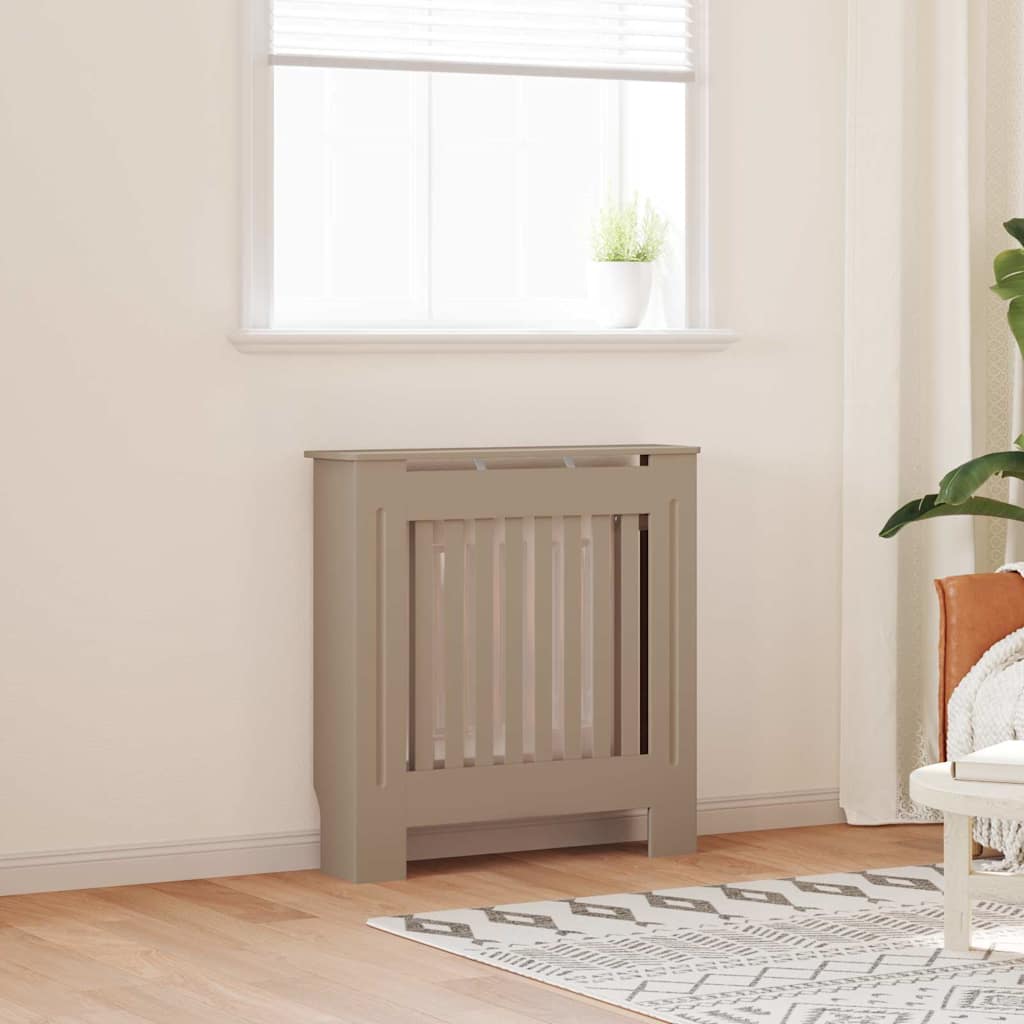 vidaXL Capac pentru radiator 2 pcs Maro 78 x 19 x 81.5 cm