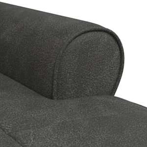 Chaise Lounge s polštářem Černá 91 x 157 x 91 cm Umělá kůže - obrázek 8