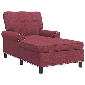 vidaXL Chaise Lounge Veinpunane kangas 91 x 157 x 91 cm