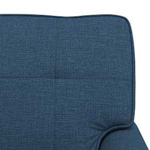 Chaise Lounge s polštářem Modrá 91 x 157 x 91 cm textil - obrázek 9