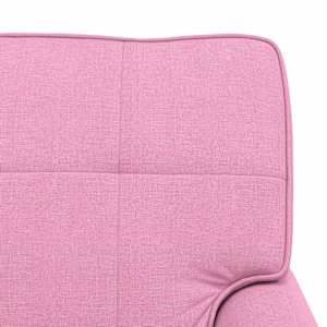 Chaise Lounge s polštářem Růžová 91 x 157 x 91 cm textil - obrázek 9