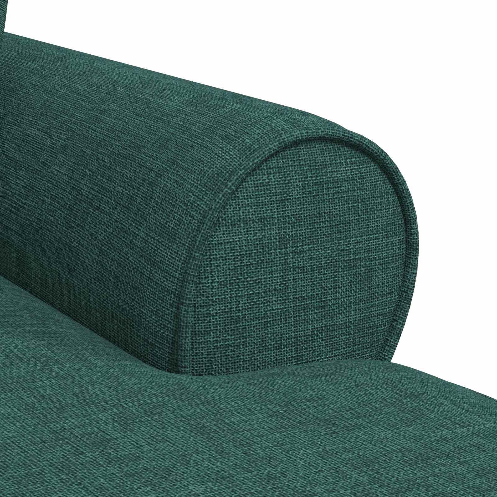 Chaise Lounge cu fustă Verde închis 91 x 157 x 91 cm țesătură [7]