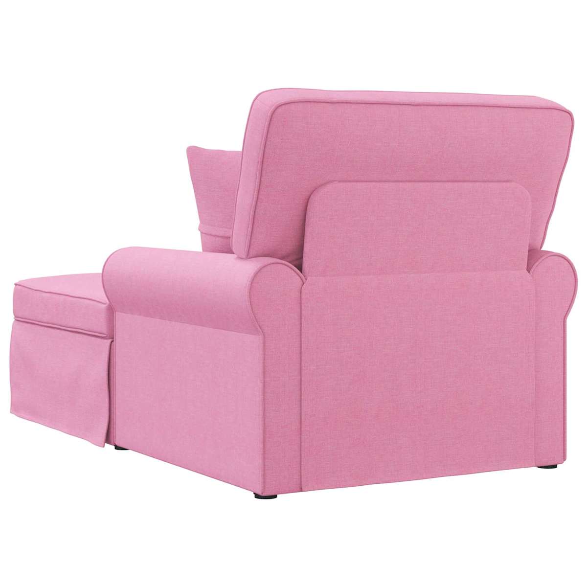 Chaise lounge med volant 3 stk. Stof 91 x 157 x 91 cm - Billede 6
