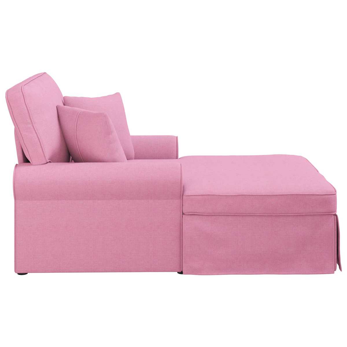 Chaise lounge med volant 3 stk. Stof 91 x 157 x 91 cm - Billede 5