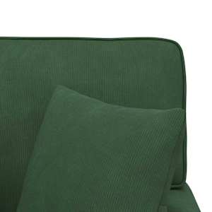 Lounge chaise s volánem 3 pcs Jungle Green Žebrovaná látka - obrázek 9