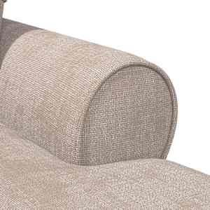 Lounge chaise s volánem Béžová 157 x 91 x 91 cm ARES - obrázek 8