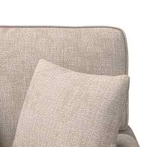 Lounge chaise s volánem Béžová 157 x 91 x 91 cm ARES - obrázek 9
