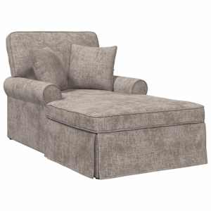 vidaXL Chaise lounge p&ouml;&ouml;ratud &auml;&auml;rega Liivakarva 157 x 91 x 91 cm ARES
