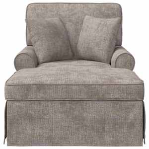Lounge chaise s volánem Písková 157 x 91 x 91 cm ARES - obrázek 4