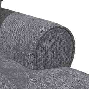 Lounge chaise s volánem Tmavě šedá 157 x 91 x 91 cm ARES - obrázek 8