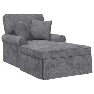 vidaXL Chaise lounge p&ouml;&ouml;ratud &auml;&auml;rega Tumehall 157 x 91 x 91 cm ARES