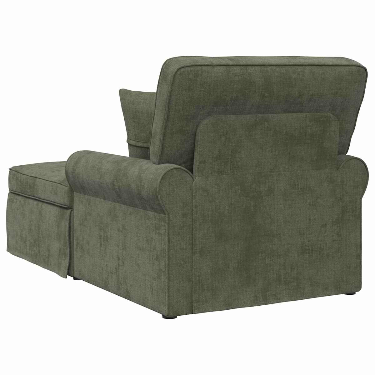 Chaise lounge med volant med pude 157 x 91 x 91 cm ARES - Billede 6
