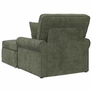 Lounge chaise s volánem Zelená 157 x 91 x 91 cm ARES - obrázek 6