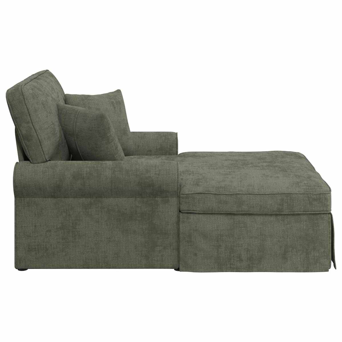 Chaise lounge med volant med pude 157 x 91 x 91 cm ARES - Billede 5