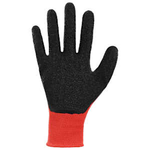 Pracovní rukavice 24 pcs Červená a černá 7 / S Potažení latexem - obrázek 4