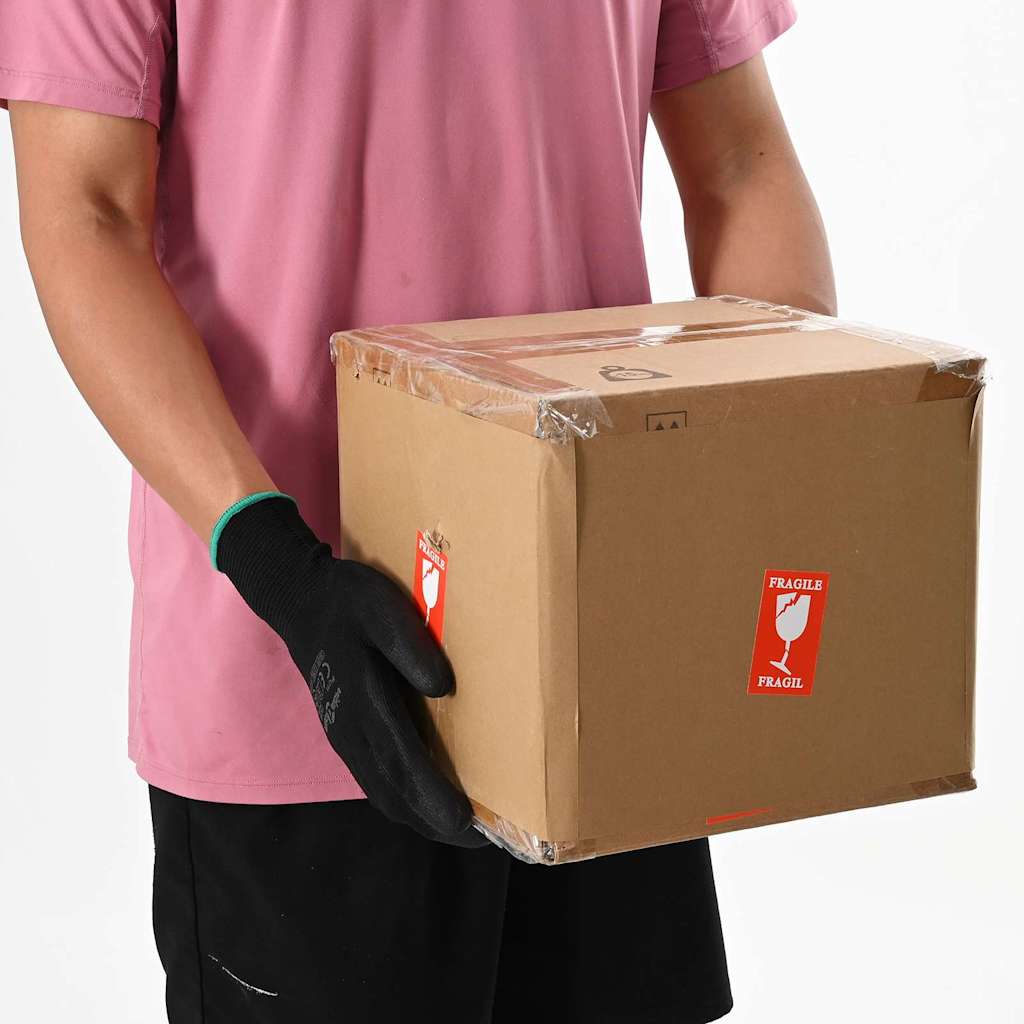 Munkakesztyűk 12 pcs Fekete 8 / m Poliészter 