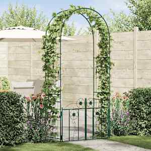 Vrtni lok s ključavnico Zelena 102 x 50 x 218 cm