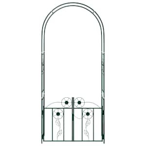 Zahradní oblouk se zámkem Zelená 102 x 50 x 218 cm - obrázek 6