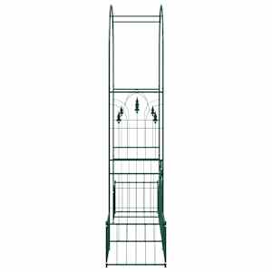 Zahradní oblouk se zámkem Zelená 203 x 50 x 218 cm - obrázek 7
